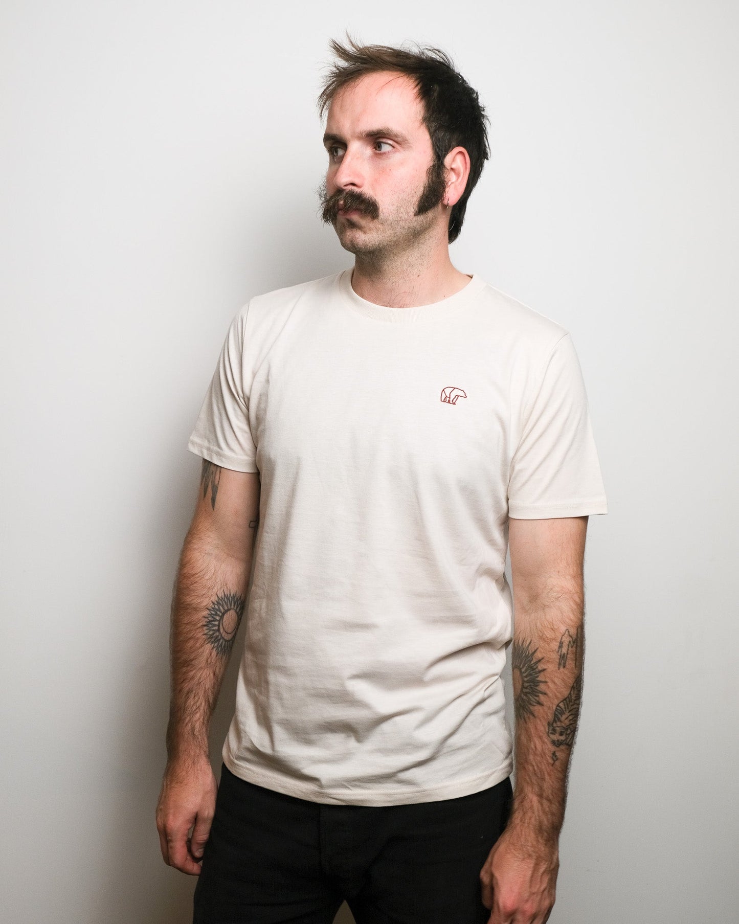 Bear T - shirt - Oat - BearMade - Made in Britain -