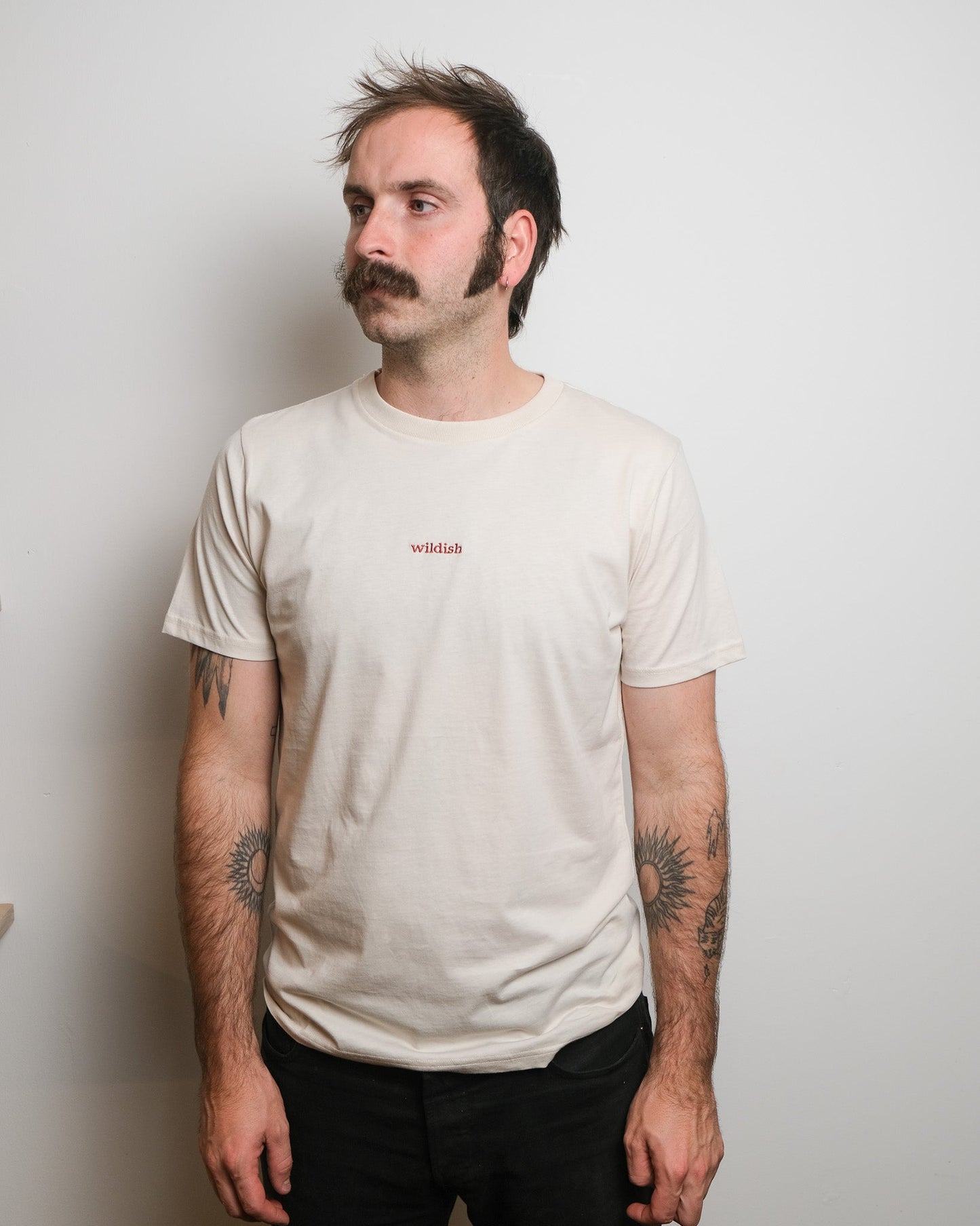 Wildish T - shirt - Oat - BearMade - Made in Britain -