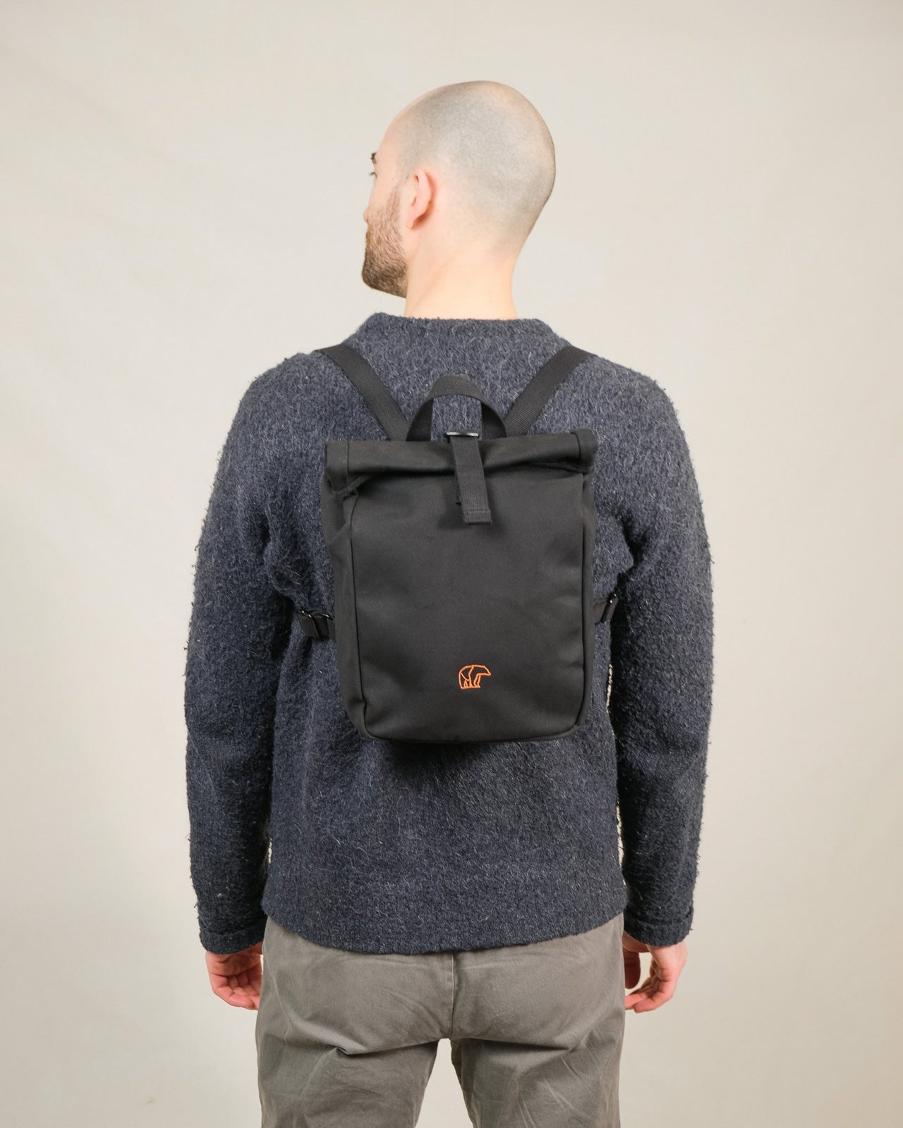 bristish mini backpacks Classic Reader Backpack Or detach the strap and use the top handle to carry it in your hand Mini leather-trimmed backpack in black