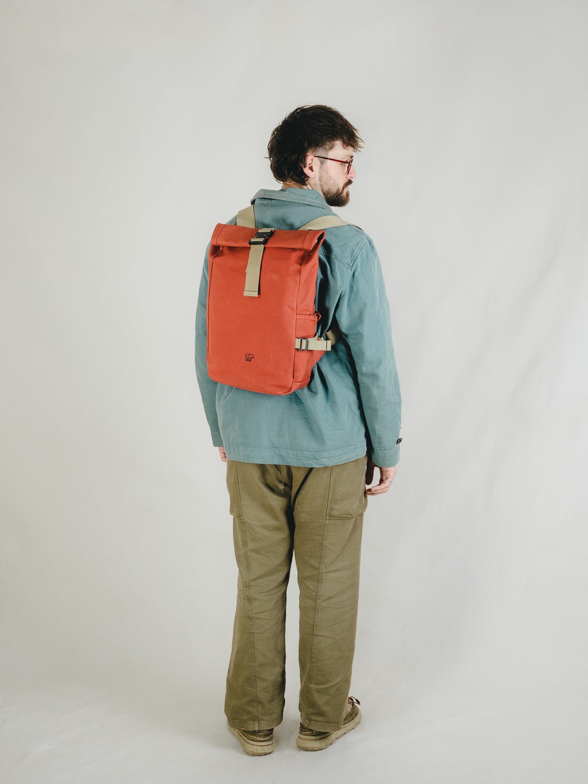 Waxed Canvas 13-15L Rolltop Backpack - Made in the UK – Wildish