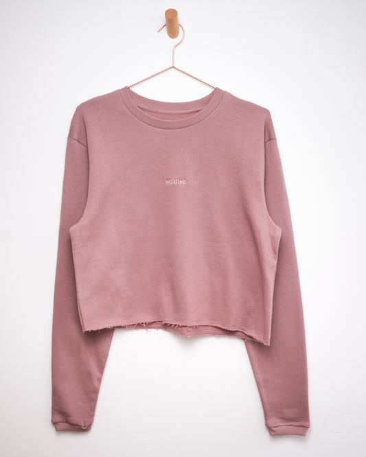 Cropped wildish Sweatshirt - Pink