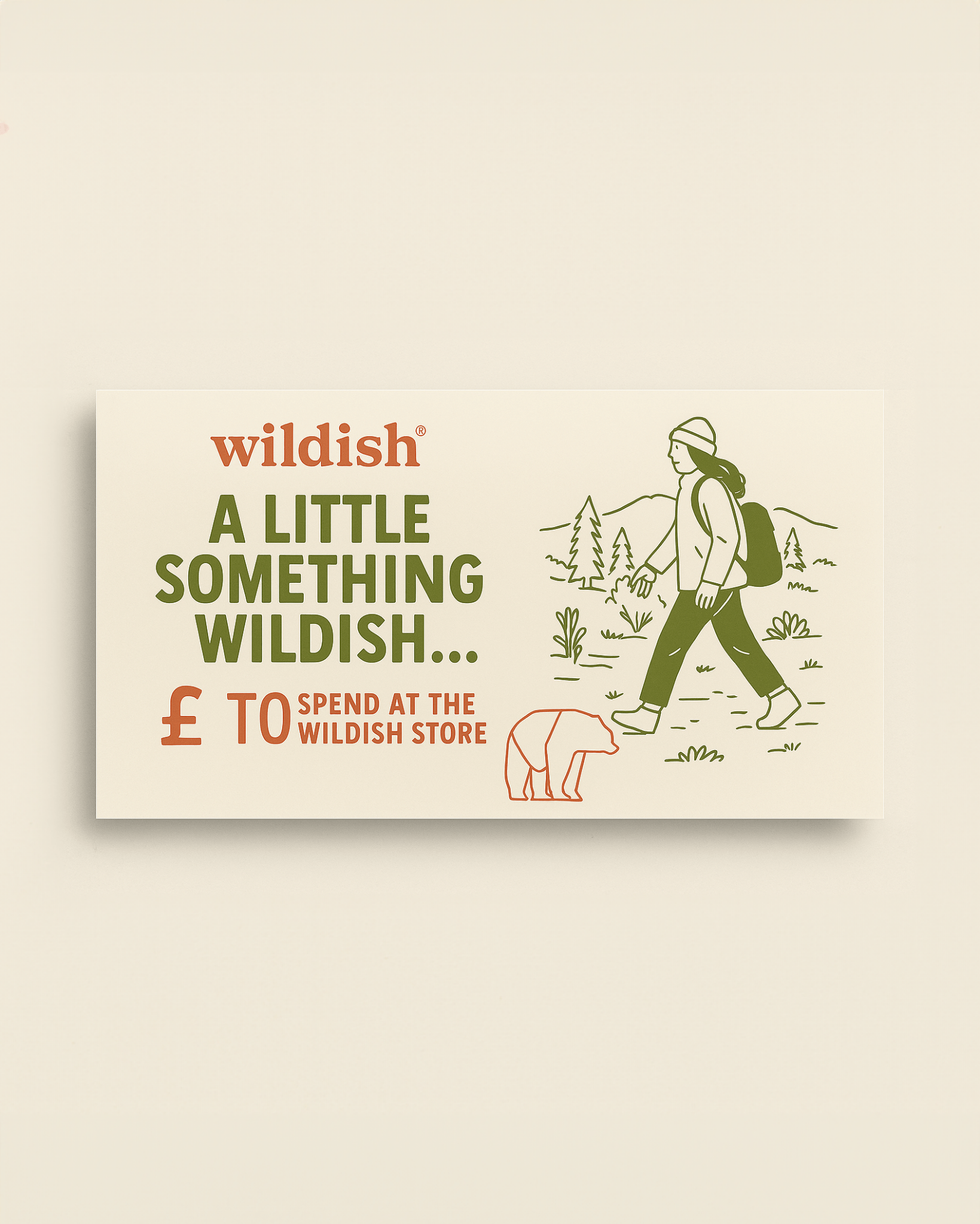 Wildish Gift Card - Wildish - Made in Britain - Gift Cards
