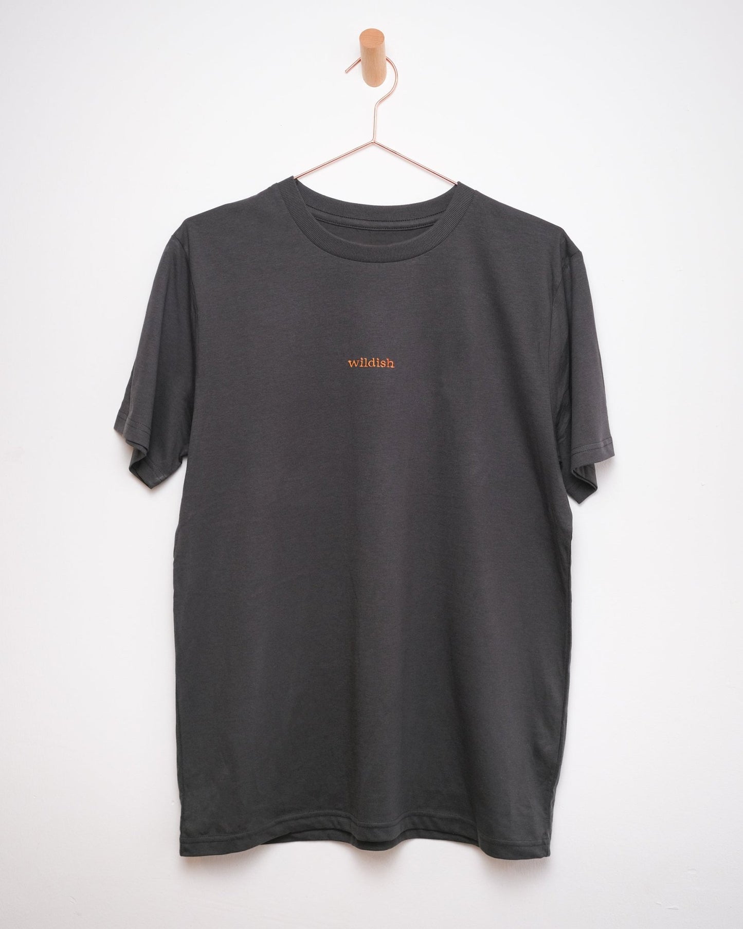 Wildish T - shirt - Charcoal - BearMade - Made in Britain - 