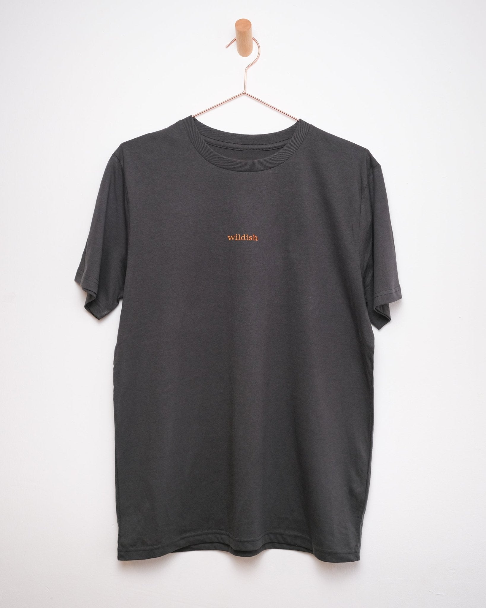 Wildish T - shirt - Charcoal - BearMade - Made in Britain - 